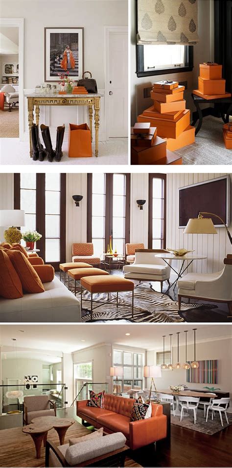 decorate with hermes orange|hermes orange interior design.